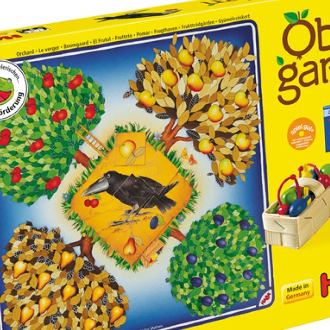 Kinderspiel Obstgarten Schachtel